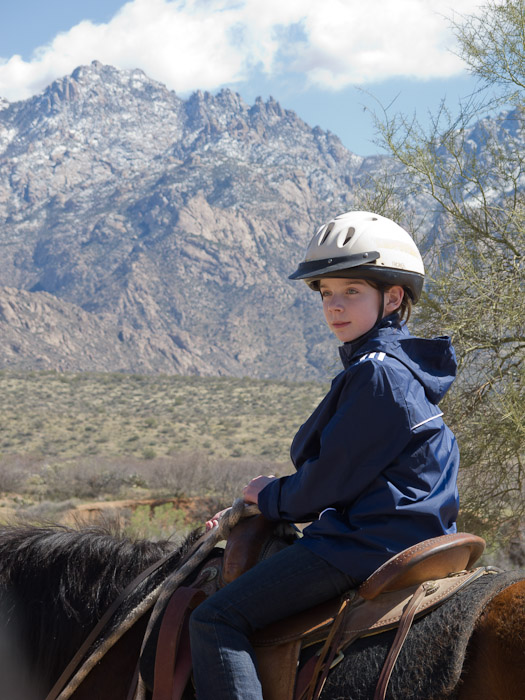 Aidan on horse