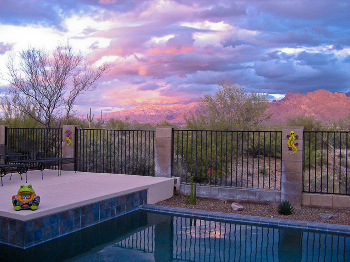 Sunset from the Deck
